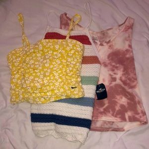 Trendy Hollister Crop Top Bundle